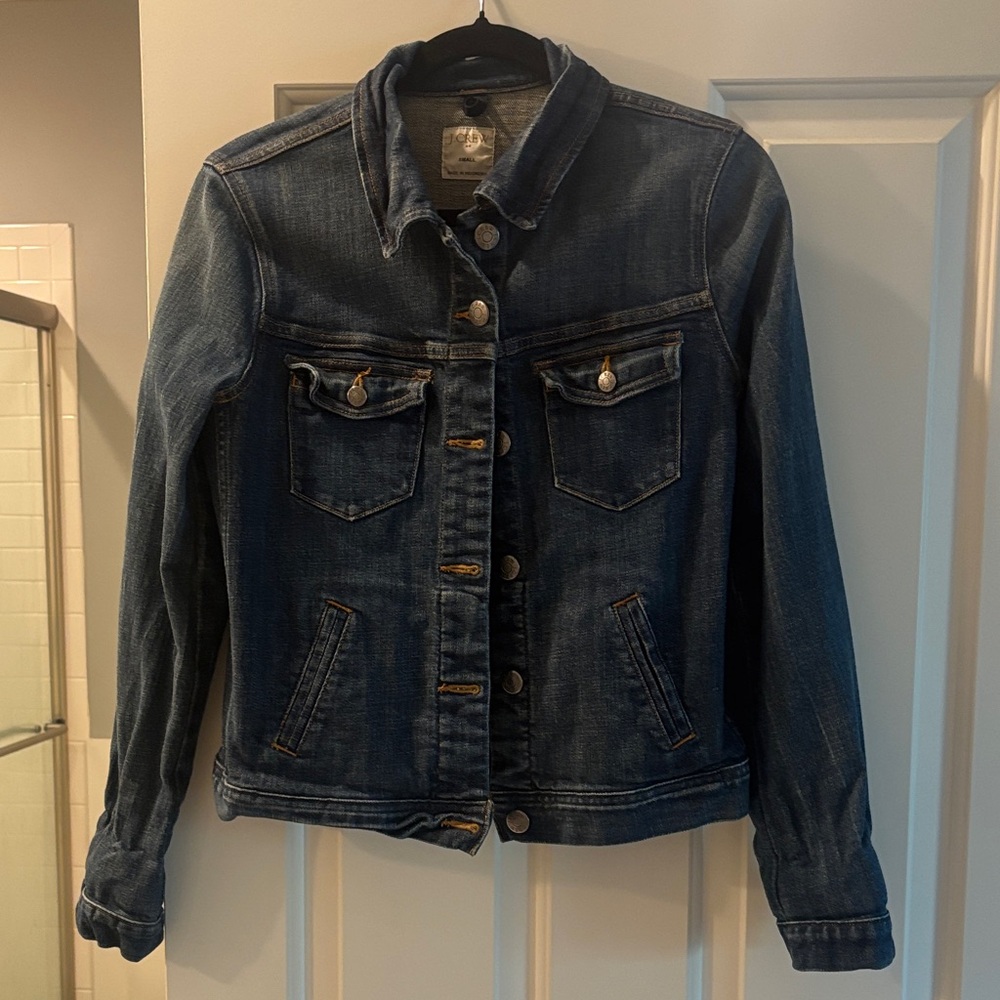J. Crew Dark Blue Jean Jacket